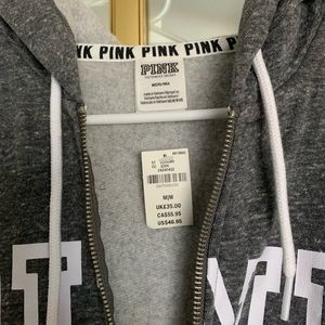 NWT PINK zip up jacket